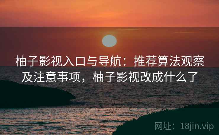 柚子影视入口与导航：推荐算法观察及注意事项，柚子影视改成什么了