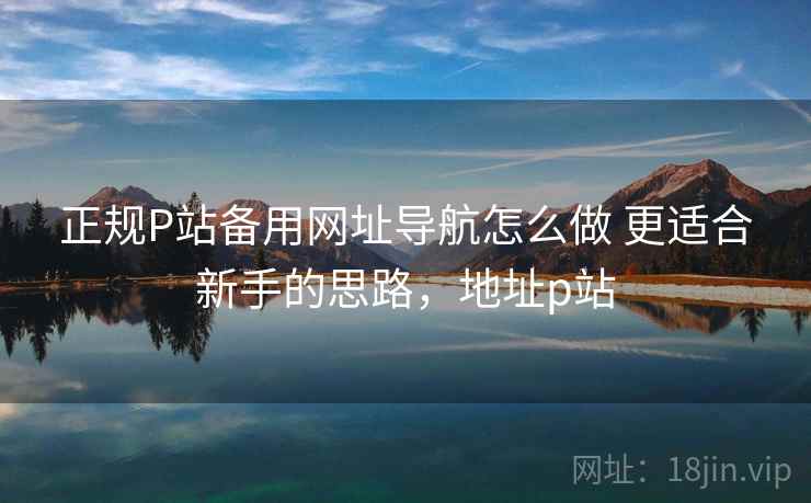 正规P站备用网址导航怎么做 更适合新手的思路，地址p站