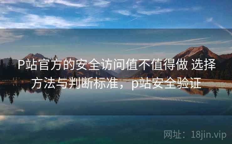 P站官方的安全访问值不值得做 选择方法与判断标准，p站安全验证