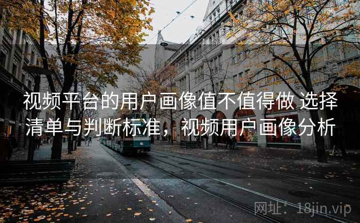 视频平台的用户画像值不值得做 选择清单与判断标准，视频用户画像分析