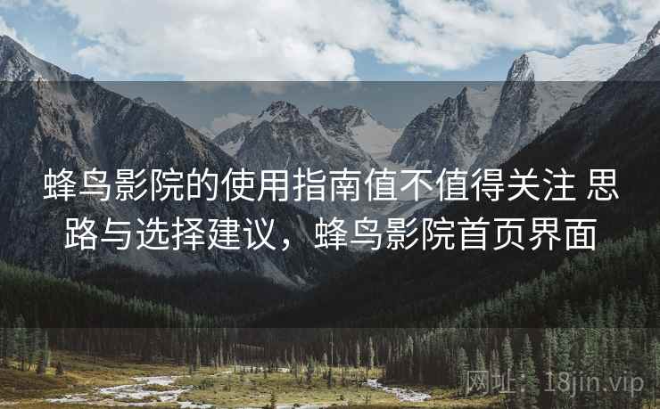 蜂鸟影院的使用指南值不值得关注 思路与选择建议，蜂鸟影院首页界面